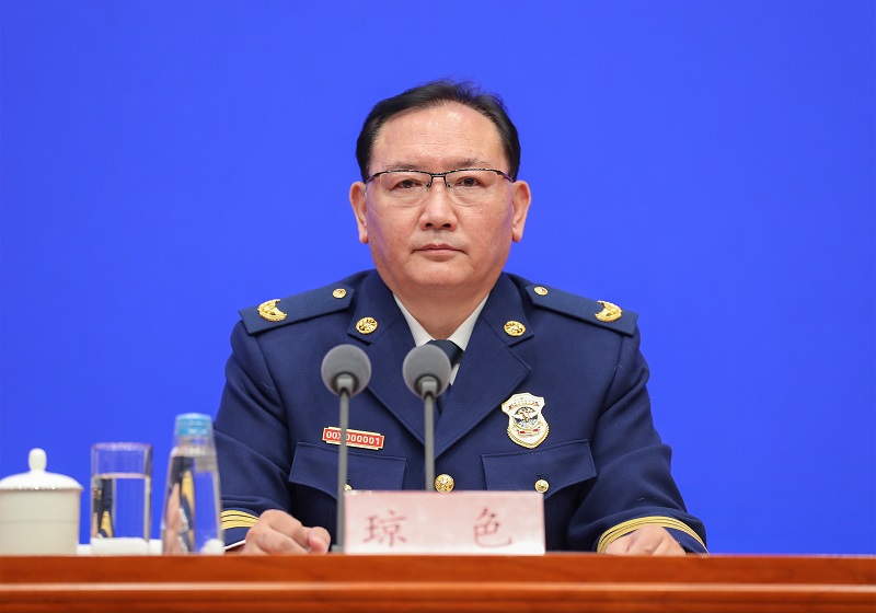 日逼免费无马赛克高清应急部党组成员、消防救援局局长琼色出席新闻发布会